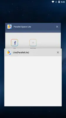 Parallel Space Lite android App screenshot 1