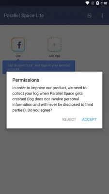 Parallel Space Lite android App screenshot 6